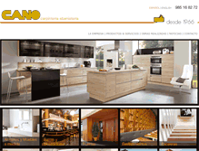 Tablet Screenshot of canocarpinteria.com